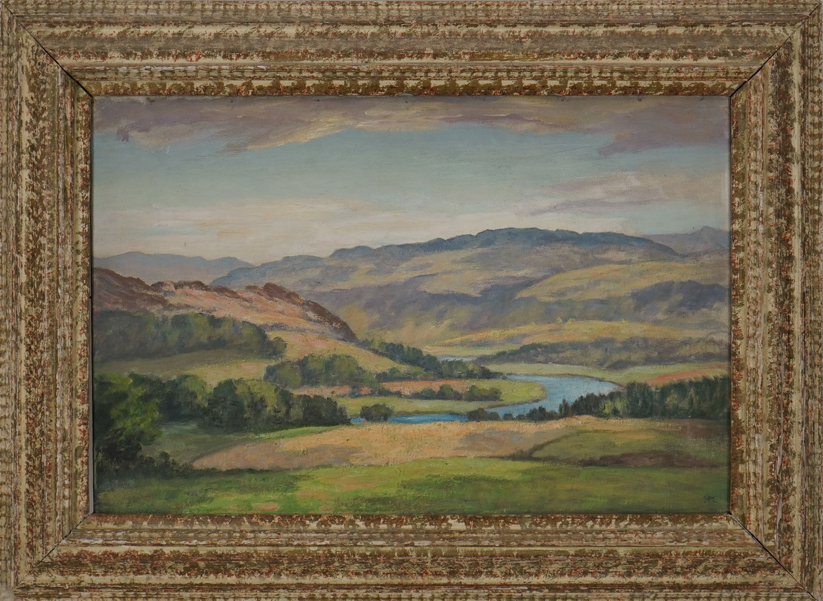 20th c American School O/C "Mahler County" (1 of 6)