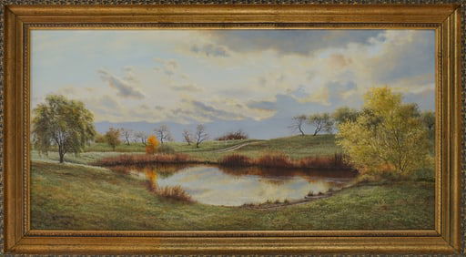 Bruce K Mitchell (NY 1933-1995) Autumn Landscape