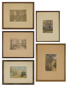 5 Hand Colored Photographs