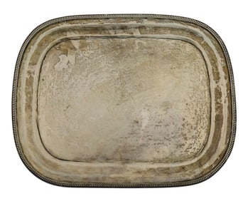 Handmade Sterling Silver Rectangular Tray