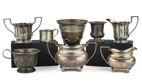 8 pcs. Sterling Silver Hollowware