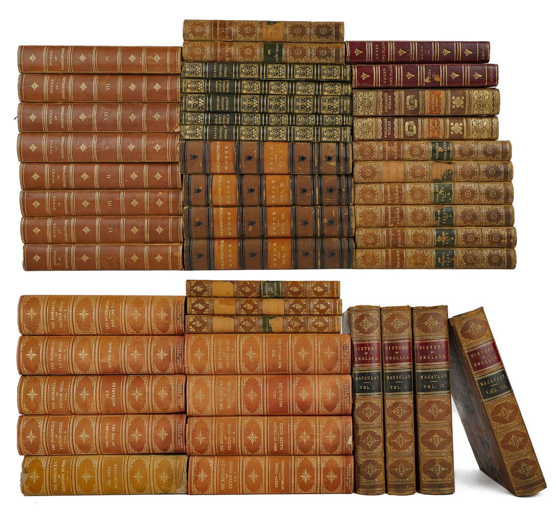 Leather Bound Books with Fine Bindings (1 of 3)