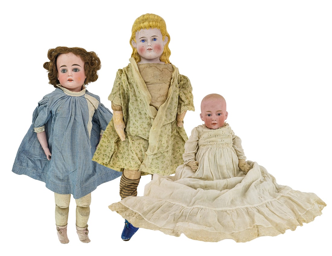 Three Bisque, Parian dolls (1 of 17)