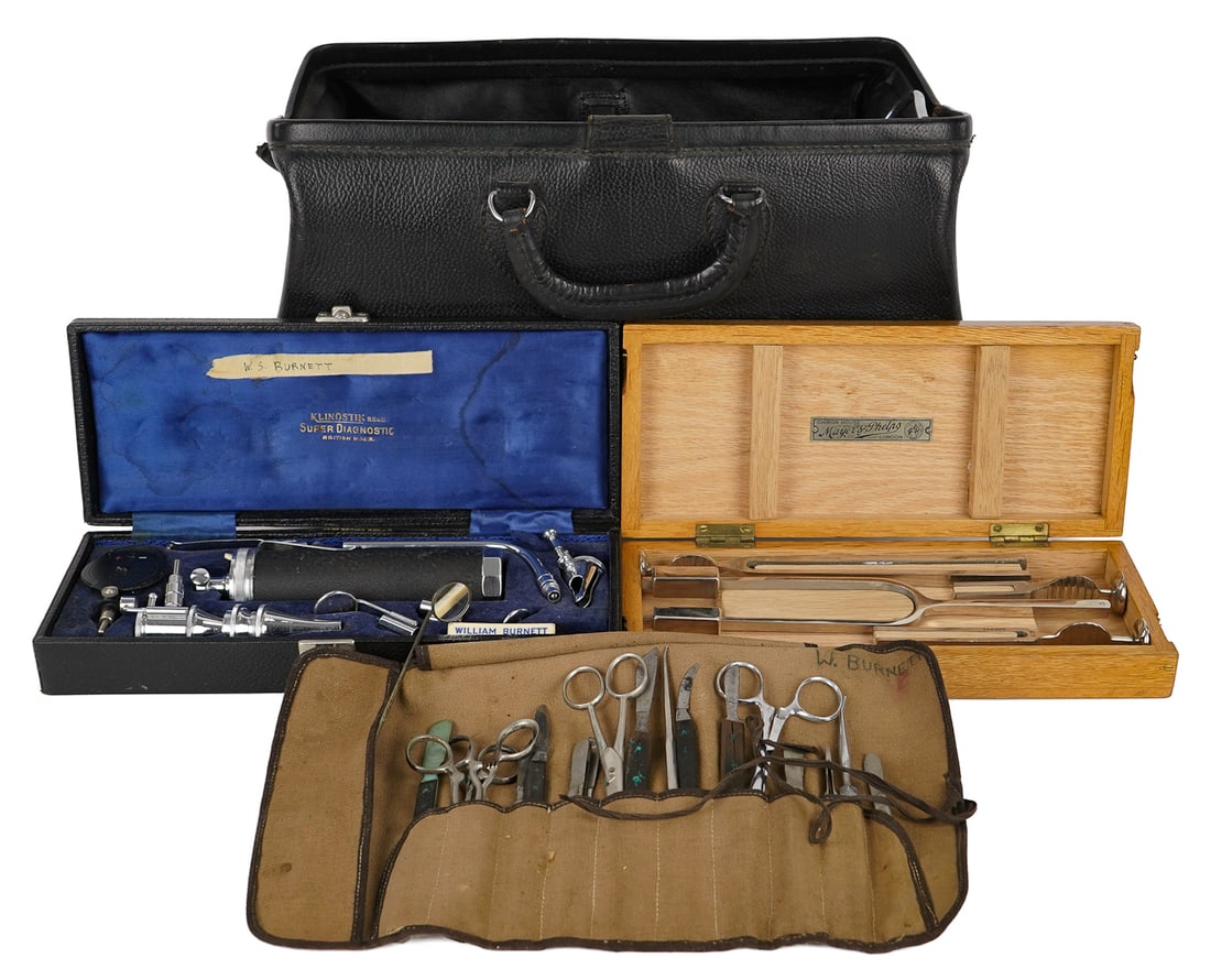Old School Medical Doctor's Bag, Tuning Forks (1 of 5)
