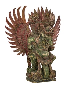 Early 20th c Balinese Garuda Sculpture