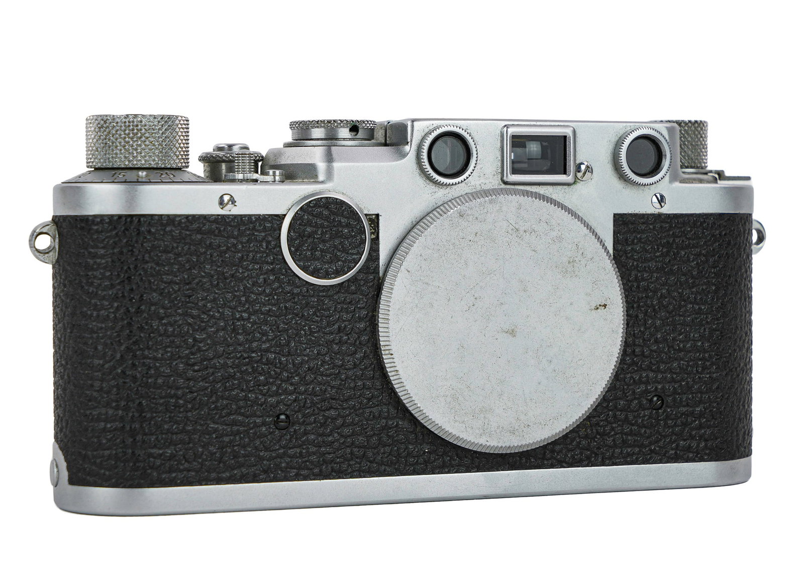 Leica III Model F Camera- No Lens: Leica III Model F Camera, no lens, has body cap, ser # 573061
