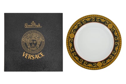 6 Versace by Rosenthal Medusa Dinner Plates