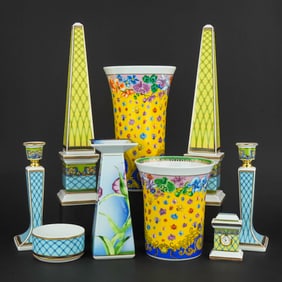 9 pcs. Versace by Rosenthal Decorative Porcelain