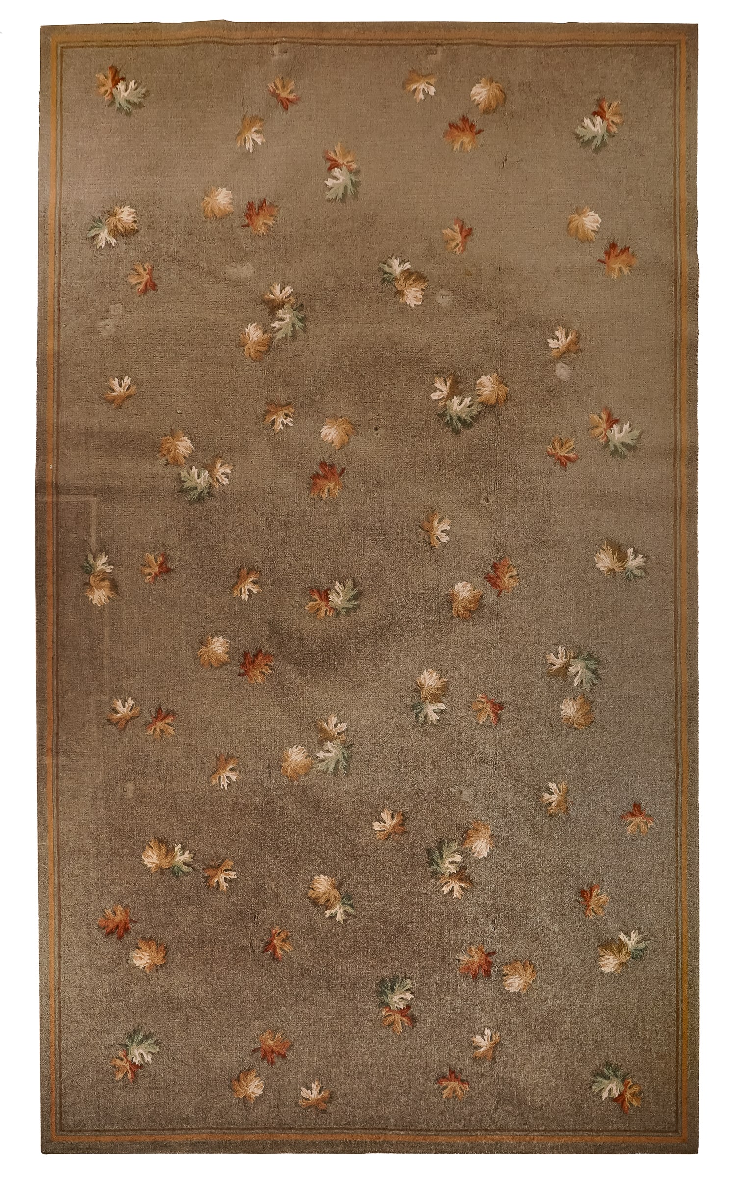 Edward Fields NYC Custom Main Carpet: Edward Fields NYC Custom Main Carpet, fall leaves design, 10' 4" x 16' 9"