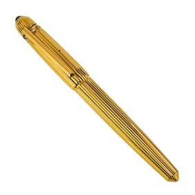 Cartier Gold Plated Fountain Pen