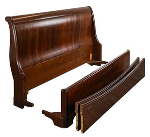 Grange Cherry Queen Size Sleigh Bed
