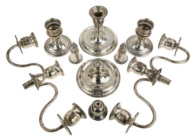 6 pcs. Weighted Sterling Silver Tableware