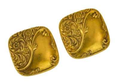 Antique Ornate 14k Cufflinks