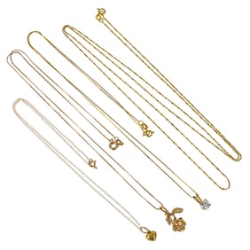 4 Fine 14k Italian Chains