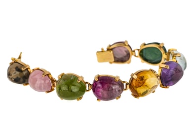 14k & Hardstone Bracelet