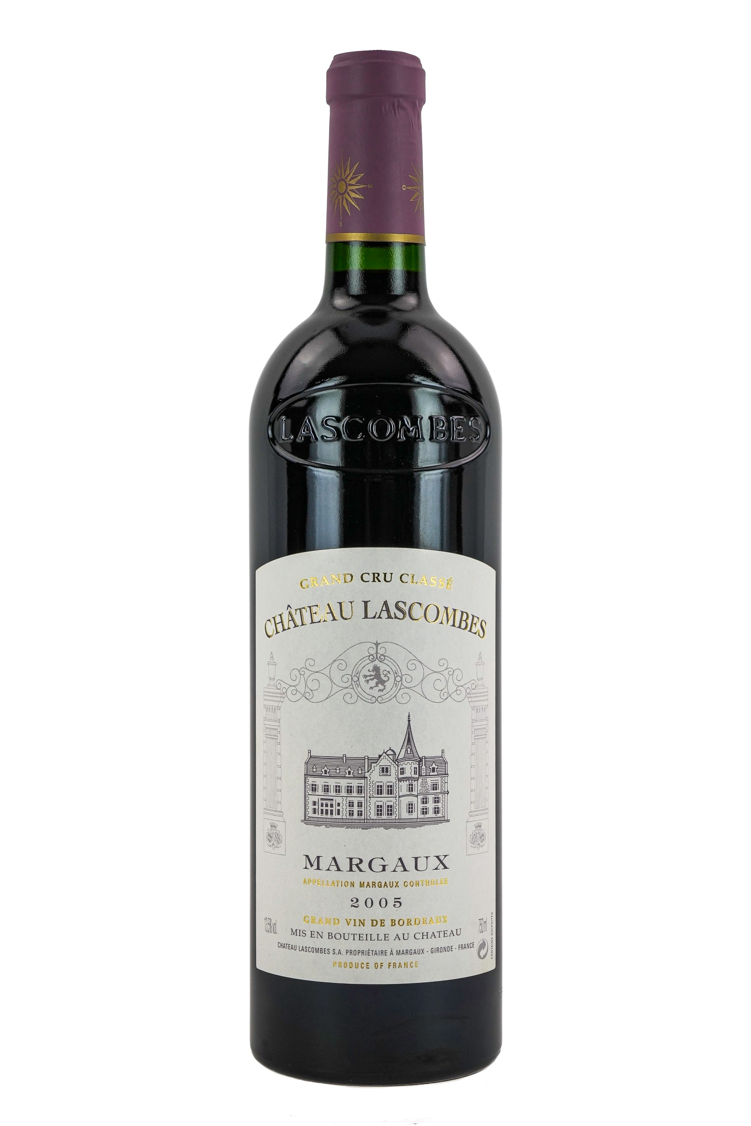 9 Bottles 2005 Chateau Lascombes Red Wine: 9 Bottles of 2005 Chateau Lascombes Margaux red wine. Overall good condition. Sold to benefit The Lake Champlain Land Trust. Local Pick up only