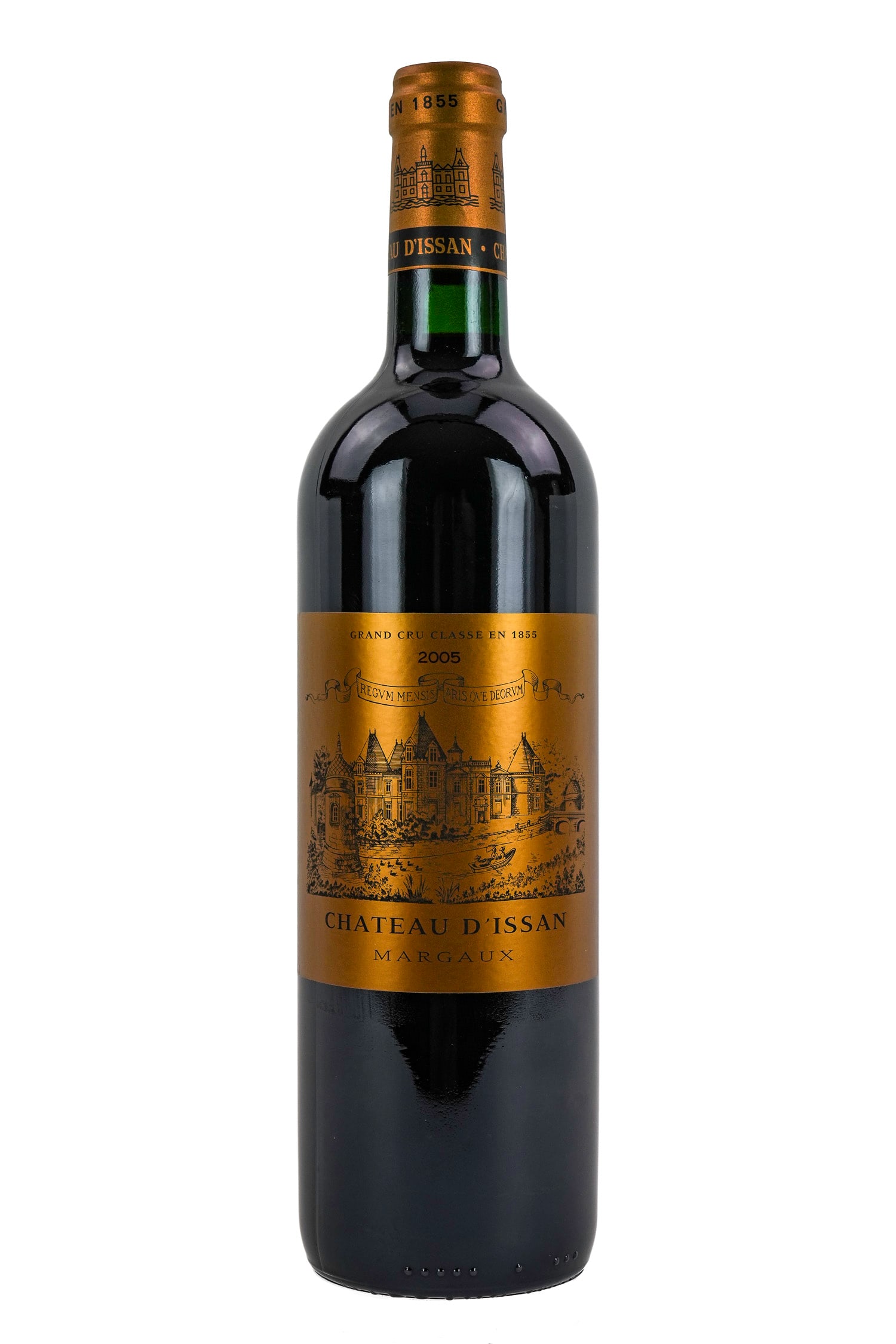 8 Bottles 2005 Chateau D'issan Red Wine: 8 Bottles of 2005 Chateau D'issan red wine. Some label wear. Overall good condition. Sold to benefit The Lake Champlain Land Trust. Local Pick up only