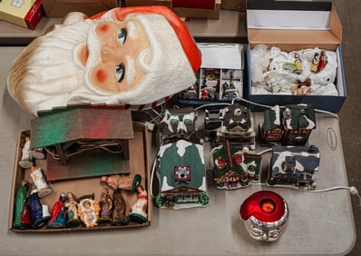 Christmas Village & Decorations