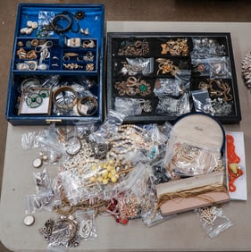 Large Lot of Costume & Designer Sterling Jewelry
