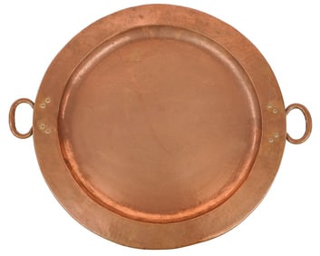 Gustav Stickley Hammered Copper Tray