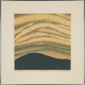 Sabra Field (VT 1935-) Rain Clouds Dusk