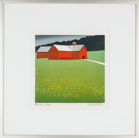 Sabra Field (VT 1935-) Barns,June