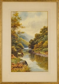 Harold Lawes (EN 1865-1940) On the Lyn Devon