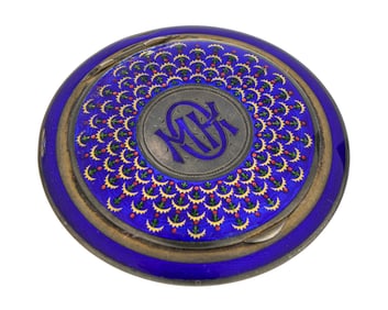 Austrian Sterling & Enamel Compact