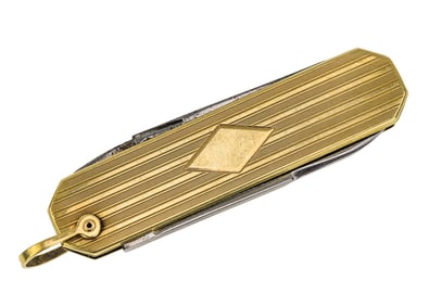 14k Yellow Gold Pen Knife