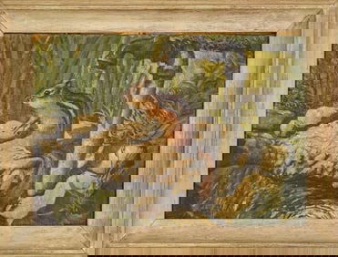 Cecil B Larson (VT 1908-) Chipmunk