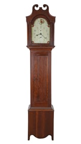 Federal Cherry Tall Case Clock