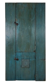 19th c Blue Jelly Cupboard