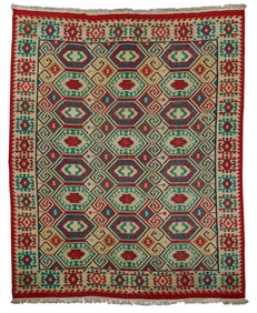 Mid 20th c Turkish Kilim Main Carpet