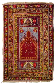 Early 20th c Persian Prayer Rug