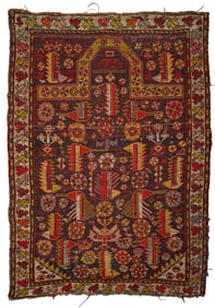 Early 20th c Persian Prayer Rug