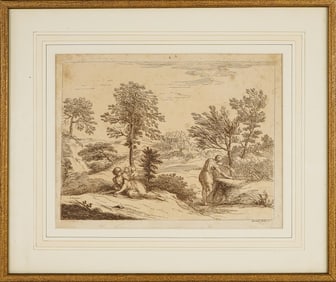 Anibale Caracci (IT 1560-1609) Pastoral Landscape