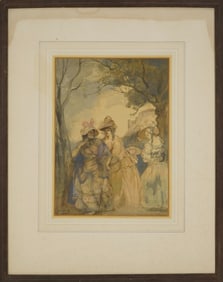 Charles Edward Conder (EN 1868-1909) Three Ladies