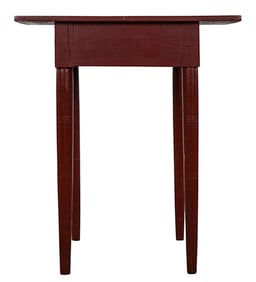 19th c Lipstick Red Pencil Leg Stand