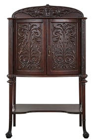 Walker & Linde Mahogany Music Cabinet