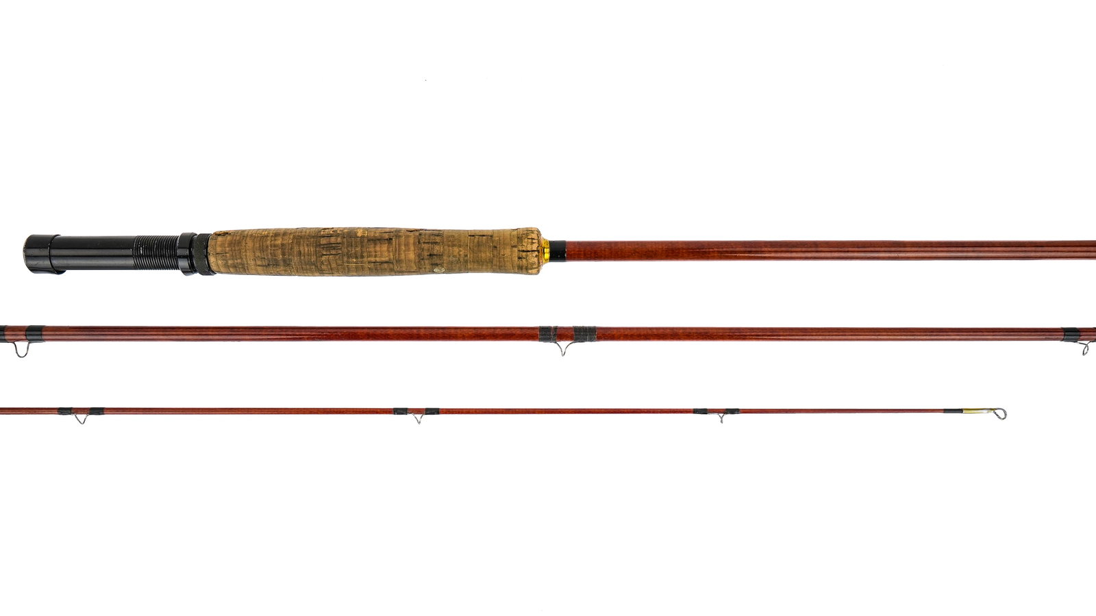 L L Bean 3 Part Fly Rod: LL Bean 3 part vintage fly rod. 9' total length. Original sleeve and tube. Fiberglass