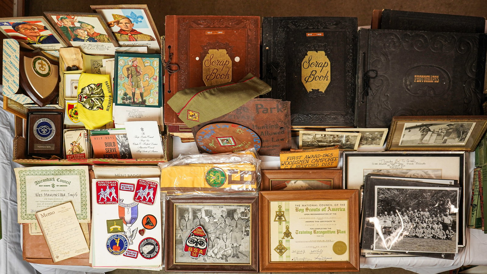 BSA Adirondack Scouting Historical Archive: BSA Adirondack Scoutmaster and Scouting historical archive, including ephemera from Wesley Manchester, Troop 6 St Bernard's in Saranac Lake (Charles E bedford District, Dick Ward from Plattsburg and S