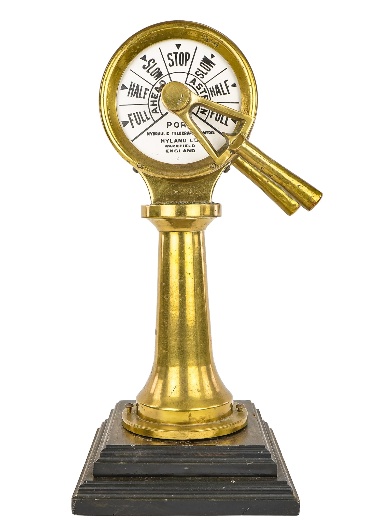 Brass Ship's Engine Order Telegraph