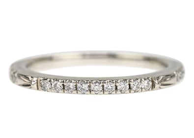 Platinum & Diamond Wedding Band