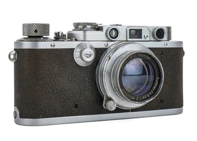 Leica III Model F Camera w/ Summar 1:2 50 mm Lens