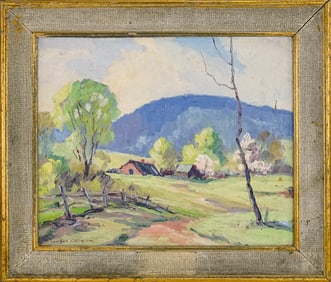 Georges LaChance (Am 1888-1964) Summer landscape