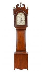 19th c Osborne Birmingham English Tall case clock