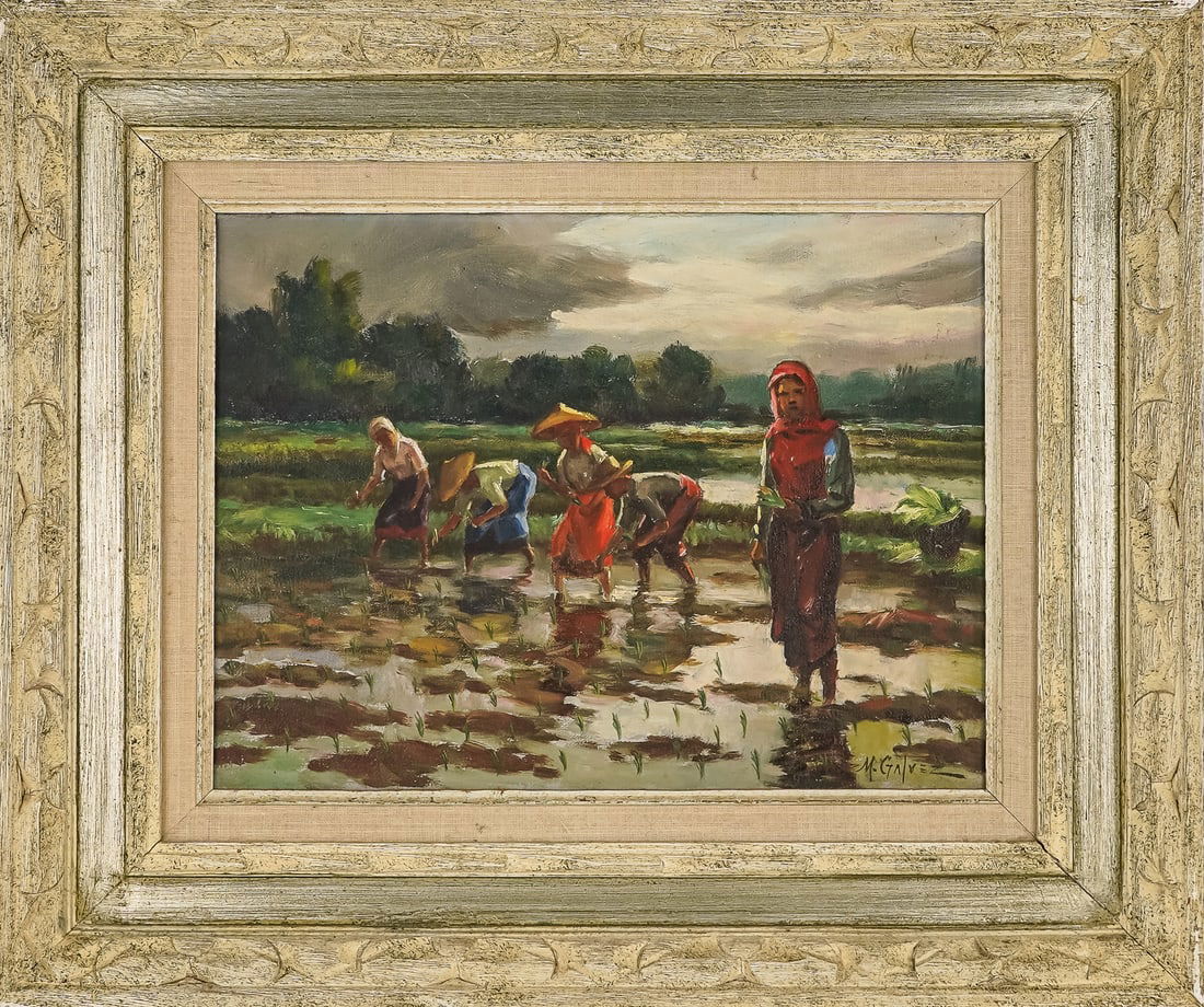 Miguel Gálvez y Gerónimo (PH 1912-1989) Rice Farmers (1 of 5)