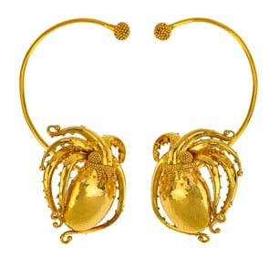 John Paul Miller 18k Cephalopod Earrings