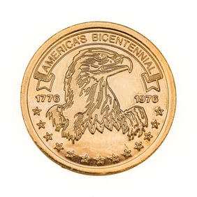 Danbury Mint Gold Bicentennial Medal