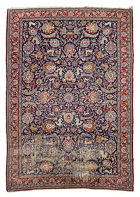 Mid 20th c Persian Tabriz Garden Design